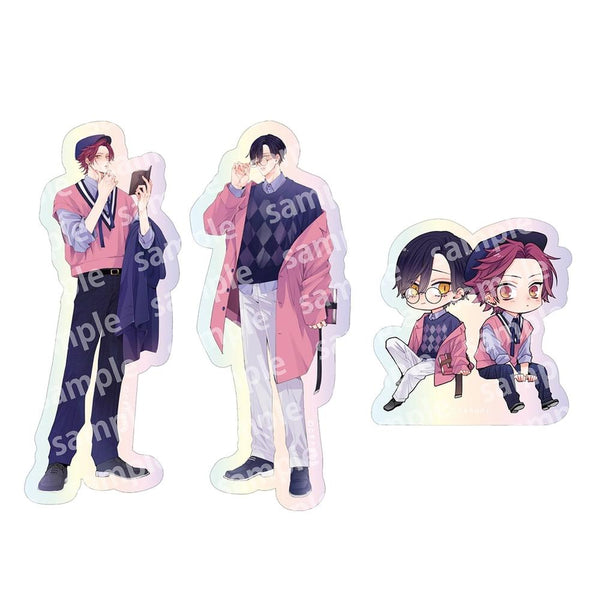 《貓就該像貓》極光貼紙組 PINK/NAVY TRAD. CLUB 版