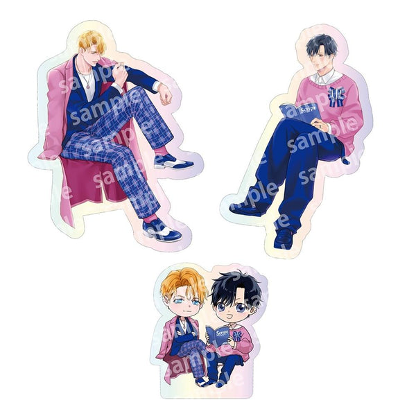 "Bed-In Rules" Aurora Sticker Set PINK/NAVY TRAD. CLUB Ver.