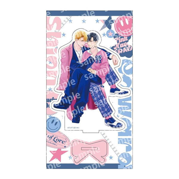 "Bed-In Rules" Acrylic Stand PINK/NAVY TRAD. CLUB Ver.