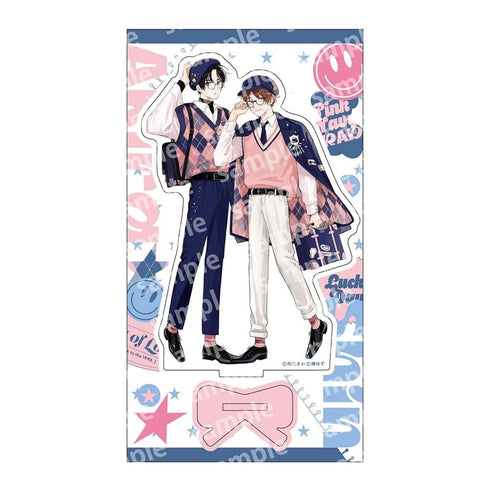 『みなと商事コインランドリー』アクリルスタンド PINK/NAVY TRAD. CLUB ver.