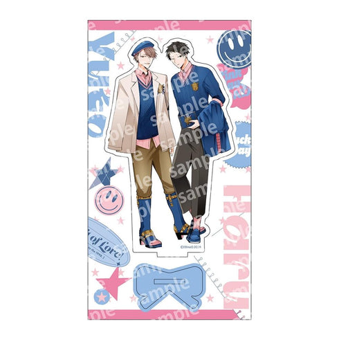 『悠と晴』アクリルスタンド PINK/NAVY TRAD. CLUB ver.