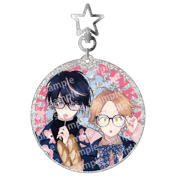 『君には届かない。』ラメアクリルキーホルダー PINK/NAVY TRAD. CLUB ver.