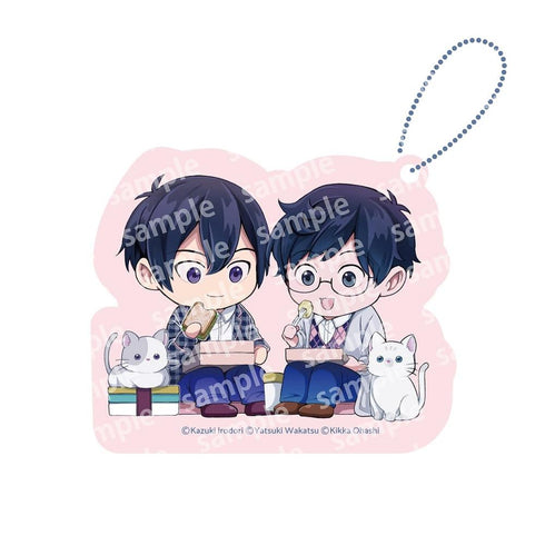 『異世界の沙汰は社畜次第』アクリルブロックチャーム PINK/NAVY TRAD. CLUB ver.