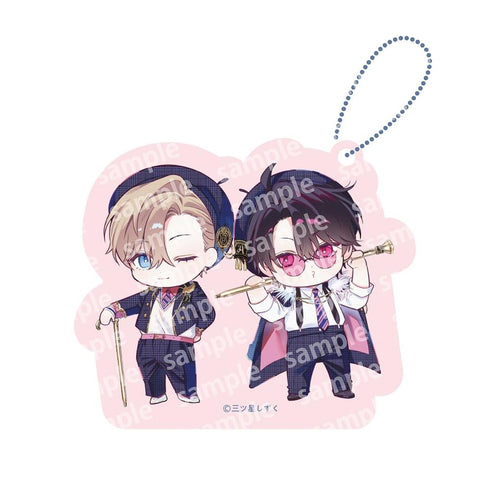 『エンドロールは地獄まで』アクリルブロックチャーム PINK/NAVY TRAD. CLUB ver.