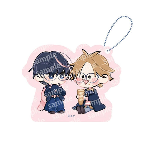 『君には届かない。』アクリルブロックチャーム PINK/NAVY TRAD. CLUB ver.