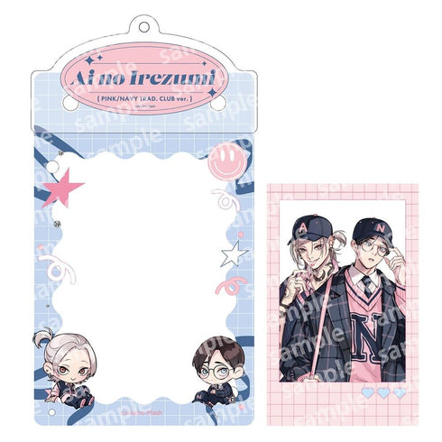 『愛の刺青』カードケースホルダー&フォト風カードセット PINK/NAVY TRAD. CLUB ver.