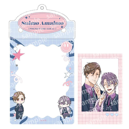 『好いも甘いも』カードケースホルダー&フォト風カードセット PINK/NAVY TRAD. CLUB ver.