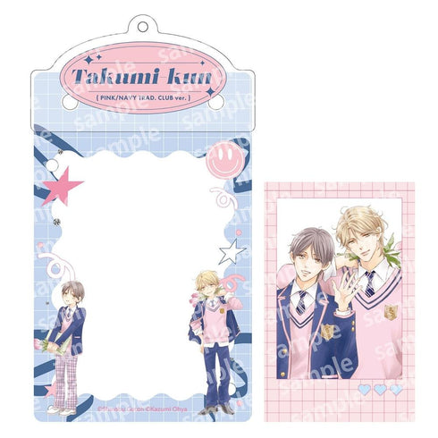 『タクミくんシリーズ』カードケースホルダー&フォト風カードセット PINK/NAVY TRAD. CLUB ver.