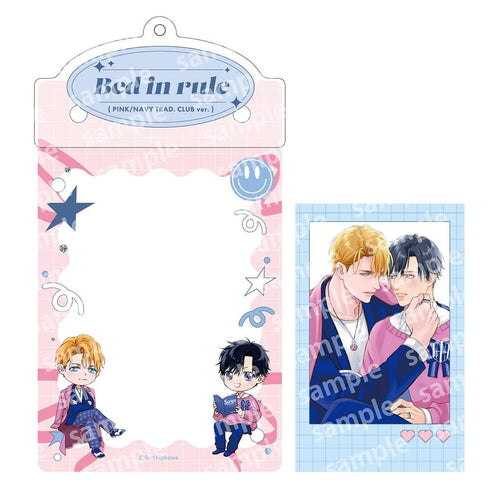 『ベッドイン・ルール』カードケースホルダー&フォト風カードセット PINK/NAVY TRAD. CLUB ver.