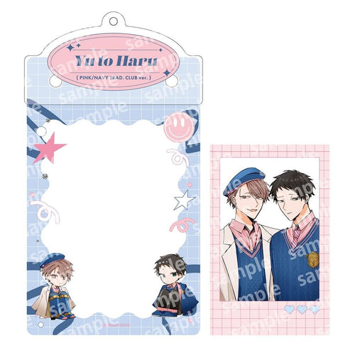 『悠と晴』カードケースホルダー&フォト風カードセット PINK/NAVY TRAD. CLUB ver.