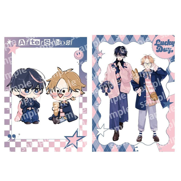 『君には届かない。』クリアファイルセット PINK/NAVY TRAD. CLUB ver.