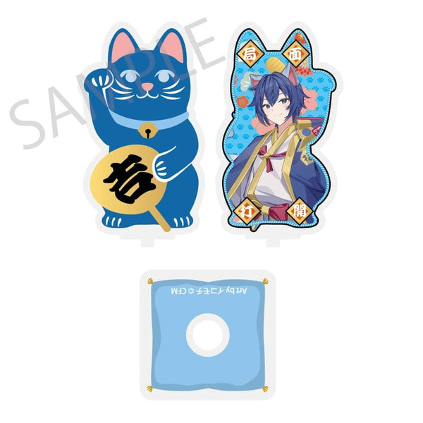 『初音ミク×招き猫×真夏の熊谷』まわるダイカットアクリルスタンド KAITO Art by イコモチ