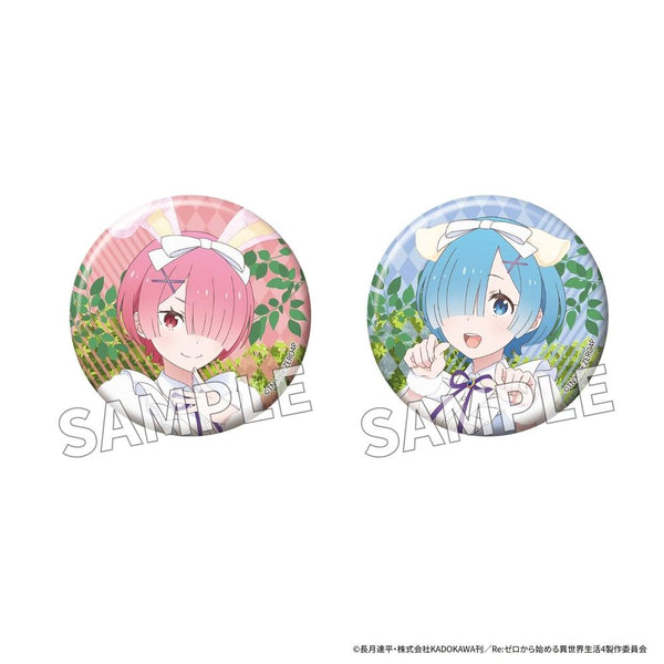 『Re:ゼロから始める異世界生活』缶バッジセット FANTASY FOREST ver. ラム&レム