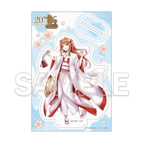 『狼と香辛料』原作20周年記念 アクリルフィギュア 白無垢ver.