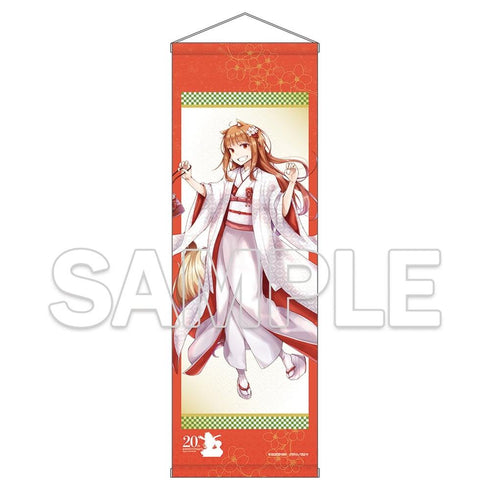 『狼と香辛料』原作20周年記念 掛け軸風タペストリー 白無垢ver.