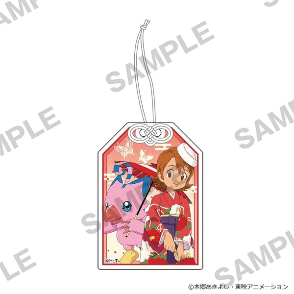 『デジモンアドベンチャー』アクリルお守りキーホルダー 武之内空&ピヨモン