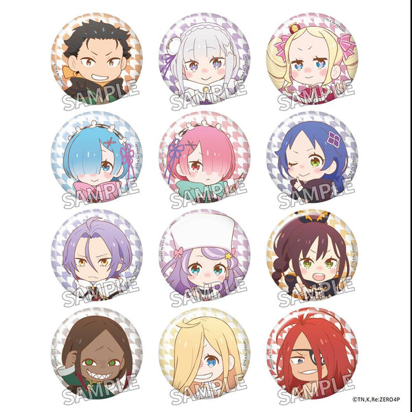 『Re:ゼロから始める異世界生活』4th season トレーディングミニキャラきらきら缶バッジ【BOX】