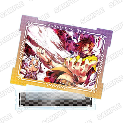 "No Game No Life" Volume 13 Release Commemorative Acrylic Stand: Illustration from the Front Cover of Volume 10