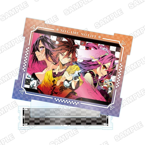 "No Game No Life" Volume 13 Release Commemorative Acrylic Stand: Volume 13 Front Cover Illustration