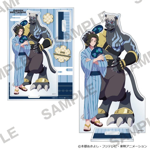 "DIGIMON BEATBREAK" Acrylic Stand: Festival Ver. Kyō Sawashiro & Murasamemon