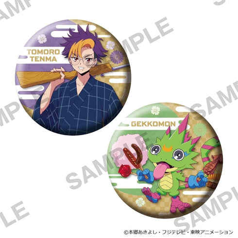 《DIGIMON BEATBREAK》大号闪亮徽章2枚套装 节日版 天马托莫罗&格克蒙