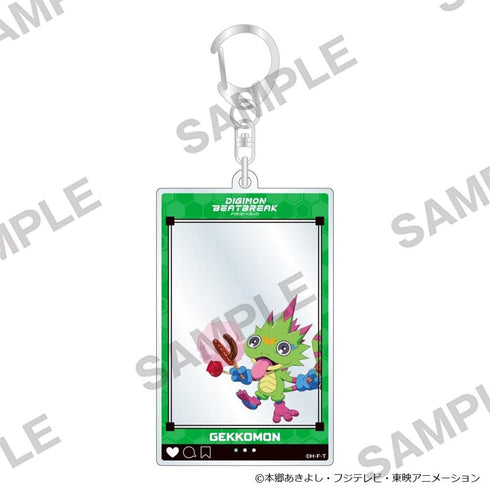 『DIGIMON BEATBREAK』フレームアクリルキーホルダー お祭りVer. ゲッコーモン