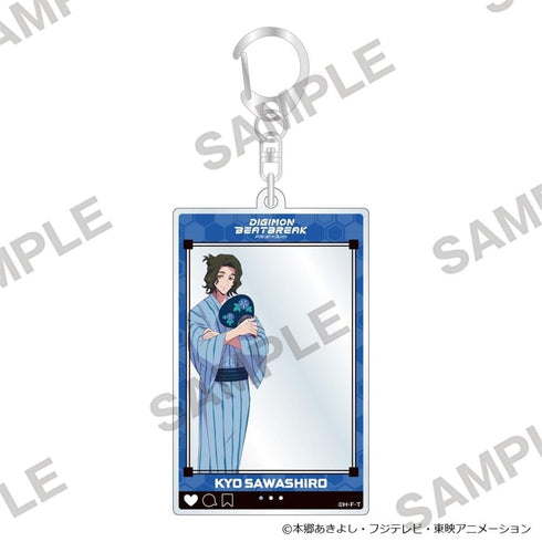『DIGIMON BEATBREAK』フレームアクリルキーホルダー お祭りVer. 沢城キョウ