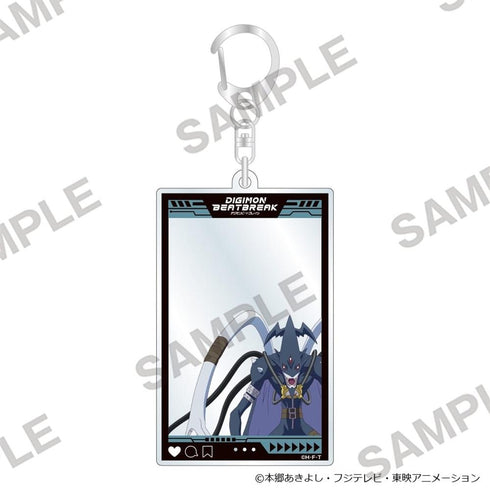 "DIGIMON BEATBREAK" Acrylic Keychain with Frame: MarineDevimon