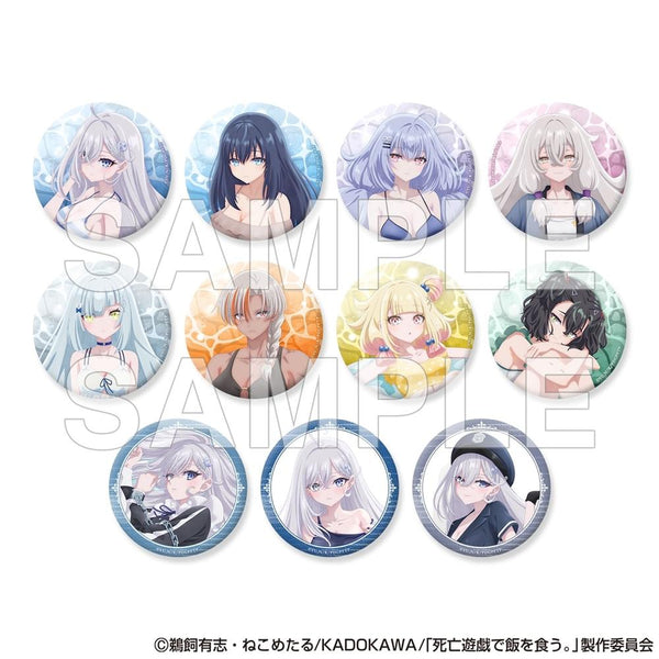 『死亡遊戯で飯を食う。』トレーディング缶バッジ ver. CLOUDY BEACH【BOX】