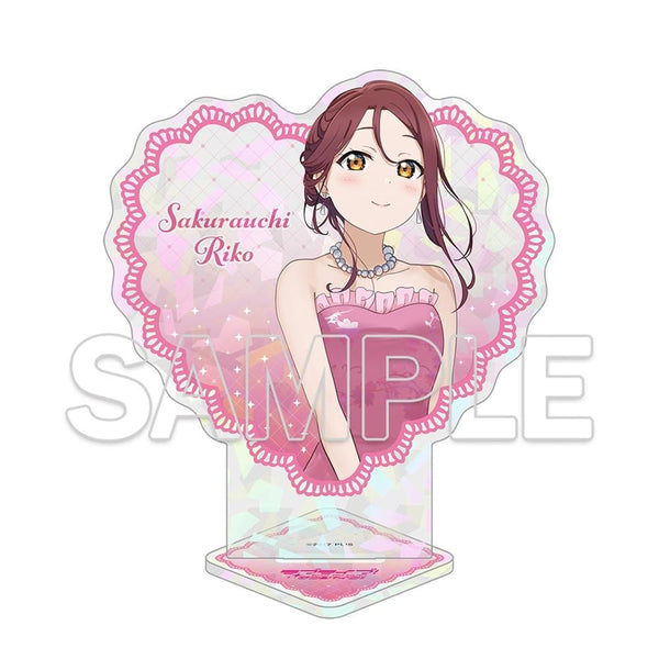 『ラブライブ!サンシャイン!!』ハート型アクリルスタンド Aqours 梨子
