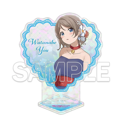 "Love Live! Sunshine!!" Heart-Shaped Acrylic Stand: Aqours Yoh