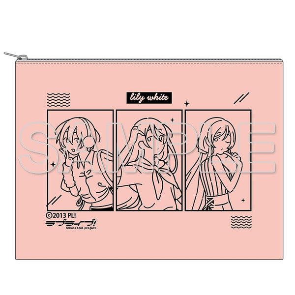 『ラブライブ!』お散歩は季節をまとって。 キャンバスポーチ lily white