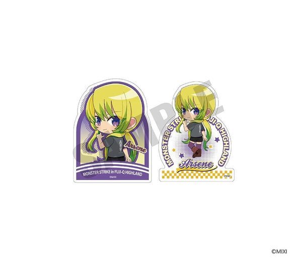 "Monster Strike" 2-Sticker Set: Fuji-Q Highland Ver. Arsène