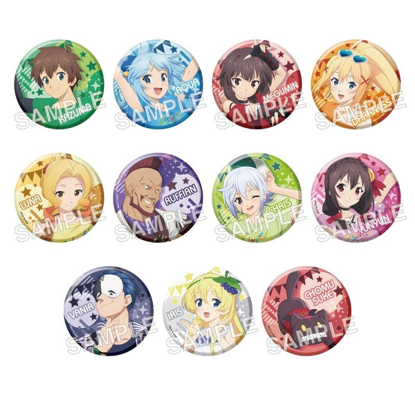 『この素晴らしい世界に祝福を!』トレーディングきらきら缶バッジ Colorful ver.【BOX】