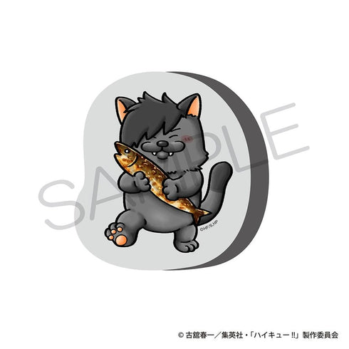 『ハイキュー!!』ダイカットクッション 大好物ver. クロオネコ