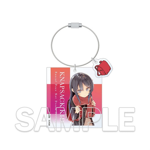 "Seishun Buta Yarou" Series Acrylic Keychain: Schoolbag Girl