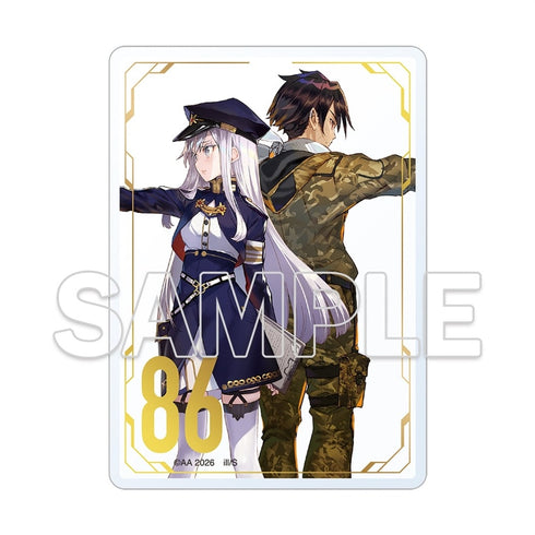 『86―エイティシックス―』箔押しアクリルカード レーナ&シン