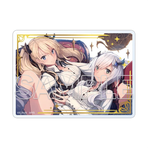 『魔王学院の不適合者』箔押しアクリルカード ミーシャ&サーシャ