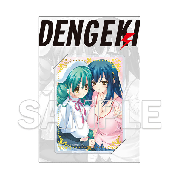 『れでぃ×ばと!』箔押しアクリルカード 早苗&沙織