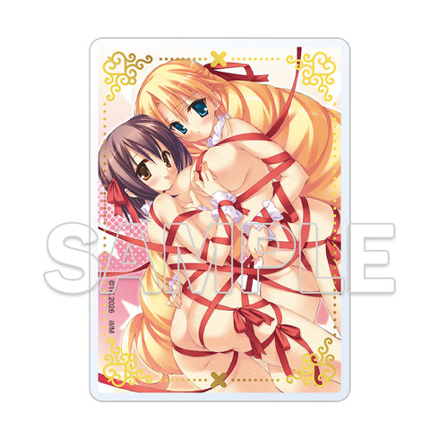 『れでぃ×ばと!』箔押しアクリルカード 朋美&セルニア