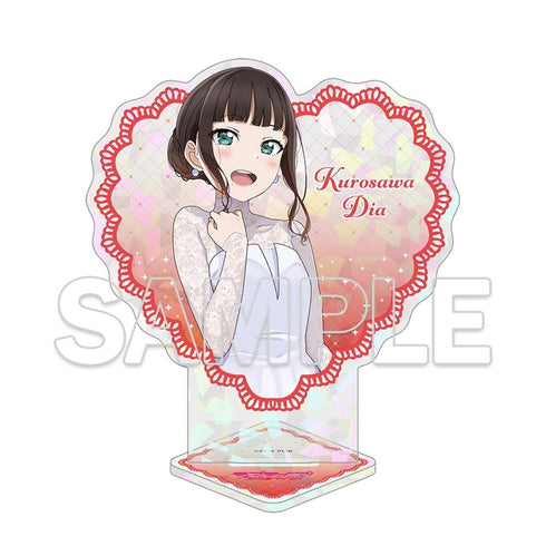 『ラブライブ!サンシャイン!!』ハート型アクリルスタンド Aqours ダイヤ