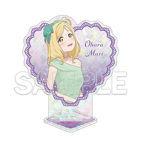 『ラブライブ!サンシャイン!!』ハート型アクリルスタンド Aqours 鞠莉