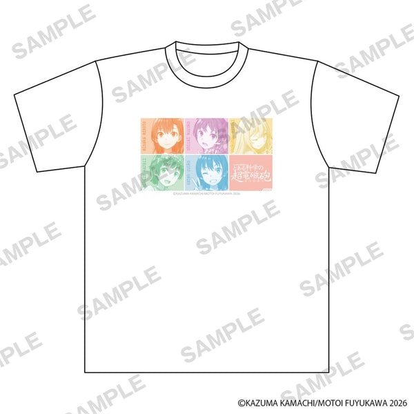 『とある魔術の禁書目録外伝 とある科学の超電磁砲』Tシャツ キービジュアル ホワイト