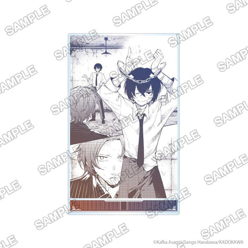 "Literary Masters: Stray Dogs - The Day I Found Dazai" Illustrated Acrylic Stand: Osamu Dazai & Sakunosuke Oda