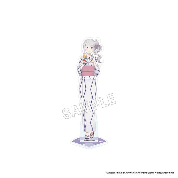 "Re:Zero - Starting Life in Another World" Acrylic Stand Figure: Festival Ver. Emilia