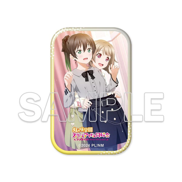 『ラブライブ!虹ヶ咲学園スクールアイドル同好会』スクエア缶バッジ 侑&かすみ