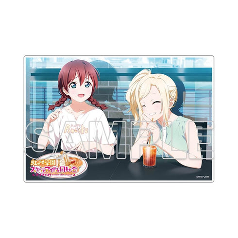 『ラブライブ!虹ヶ咲学園スクールアイドル同好会』ミニアクリルプレート 愛&エマ