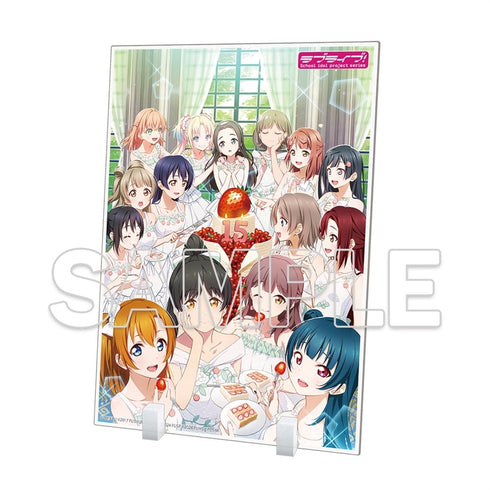 "Love Live! Series" 15th Anniversary Acrylic Plate