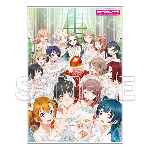 "Love Live! Series" 15th Anniversary Acrylic Plate