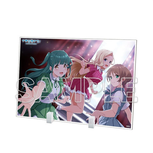 "Ikiz Live! LOVELIVE! BLUEBIRD" Acrylic Plate Ver. 1st LIVE Yukuri, Kaguya, and Midoru